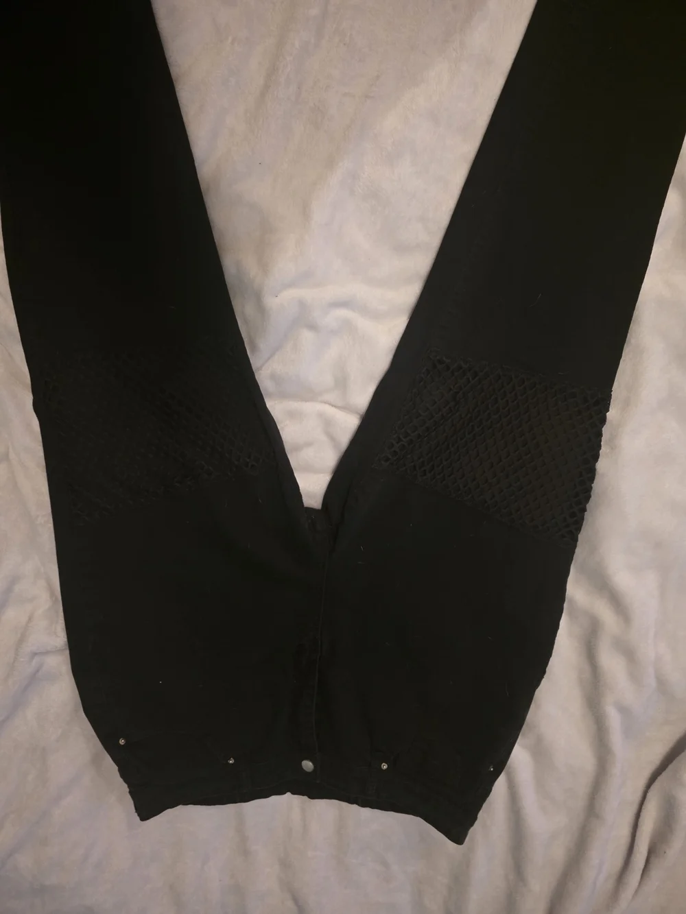 Black High-Rise Denim Jeans